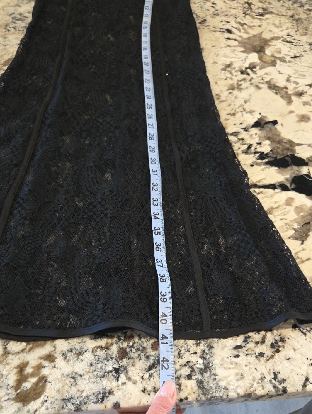 Teenflo Black Lace Midi Dress - Picture 6 of 6
